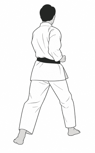 15 - chudan gyaku uchi-uke