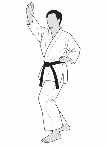 21-A - jodan age-uke-arm
