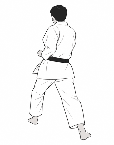 13 - chudan gyaku uchi-uke